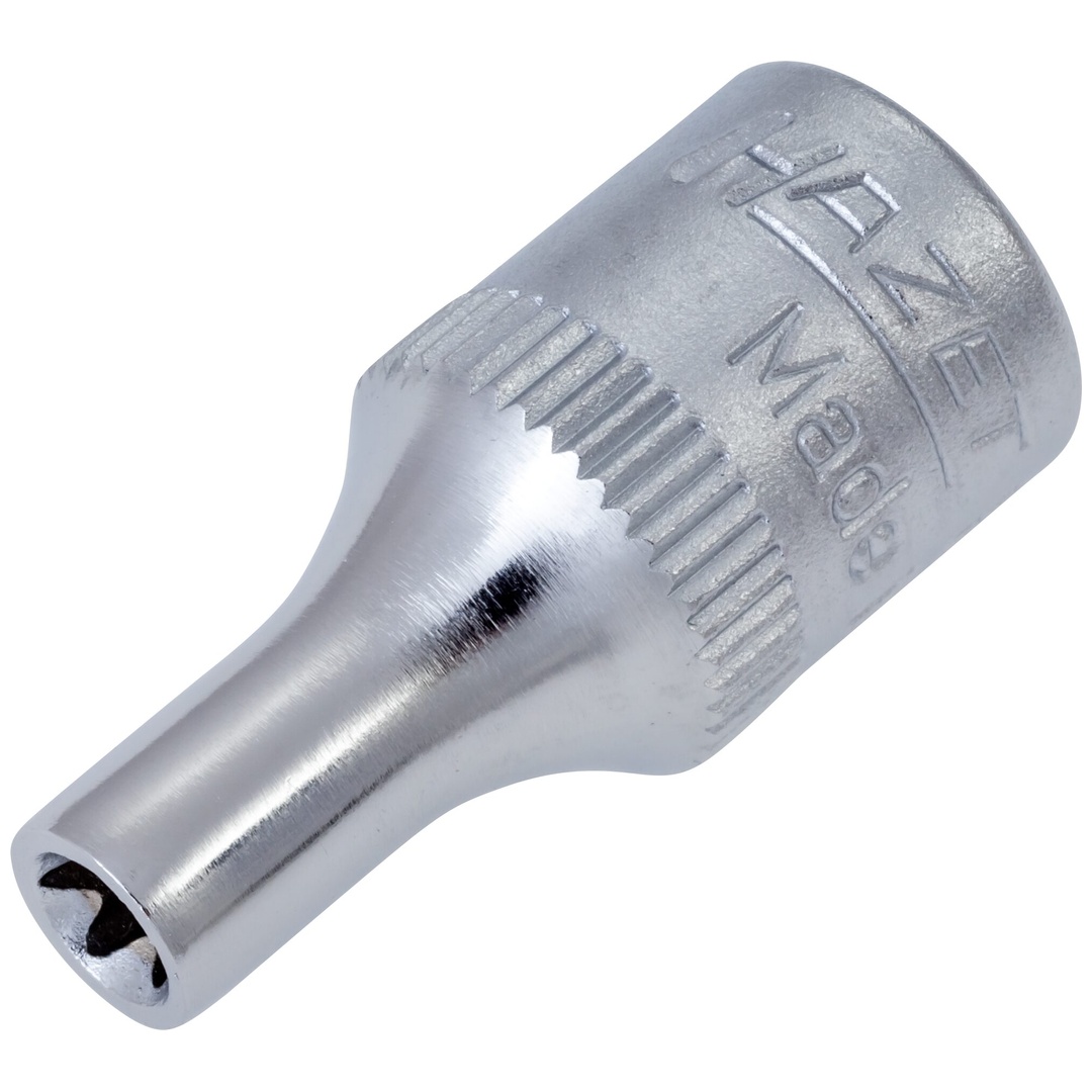 Hazet Steckschlüsseleinsatz 850-E4, 1/4 (6,3 mm) Vierkant hohl, Außen TX Profil, SW E4