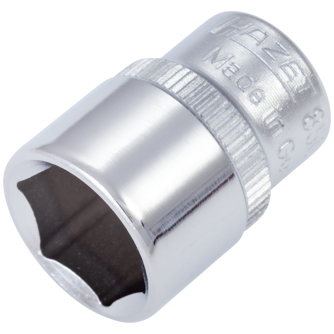 Hazet Steckschlüsseleinsatz 850A-1/2, 1/4 (6,3 mm) Vierkant hohl, Außen Sechskant-Tractionsprofil, SW 1/2