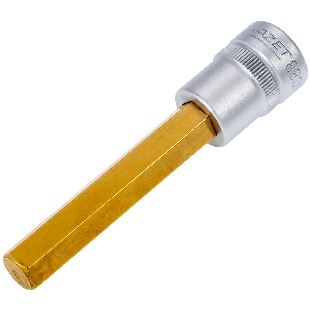 Hazet Schraubendreher-Steckschlüsseleinsatz 8801-10, 3/8 (10 mm) Vierkant hohl, Innen Sechskant Profil, SW 10 mm