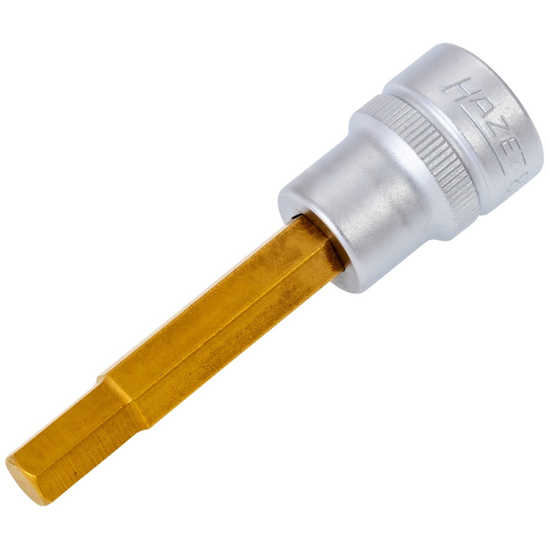 Hazet Schraubendreher-Steckschlüsseleinsatz 8801-7, 3/8 (10 mm) Vierkant hohl, Innen Sechskant Profil, SW 7 mm