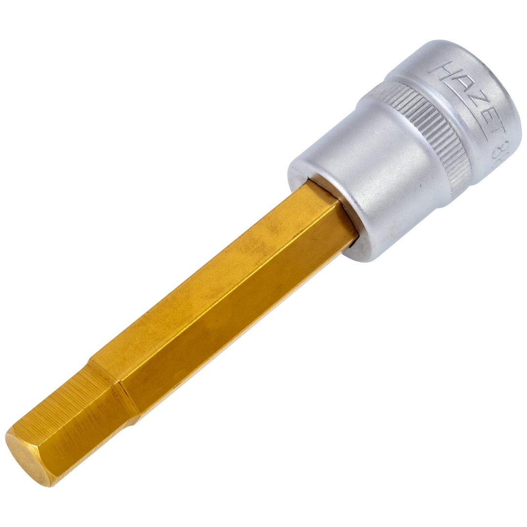 Hazet Schraubendreher-Steckschlüsseleinsatz 8801-9, 3/8 (10 mm) Vierkant hohl, Innen Sechskant Profil, SW 9 mm