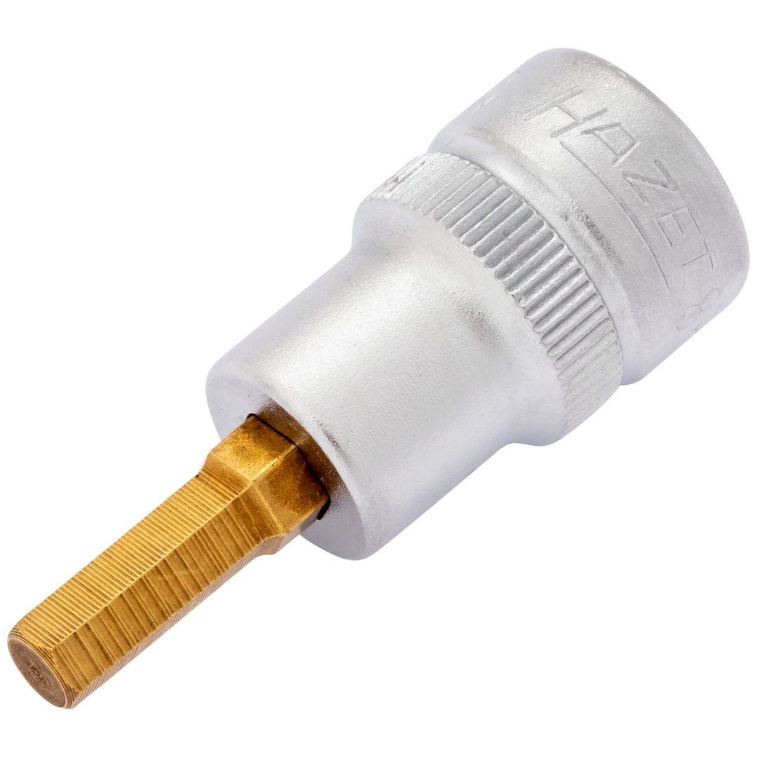 Hazet Schraubendreher-Steckschlüsseleinsatz 8801K-5, 3/8 (10 mm) Vierkant hohl, Innen Sechskant Profil, SW 5 mm