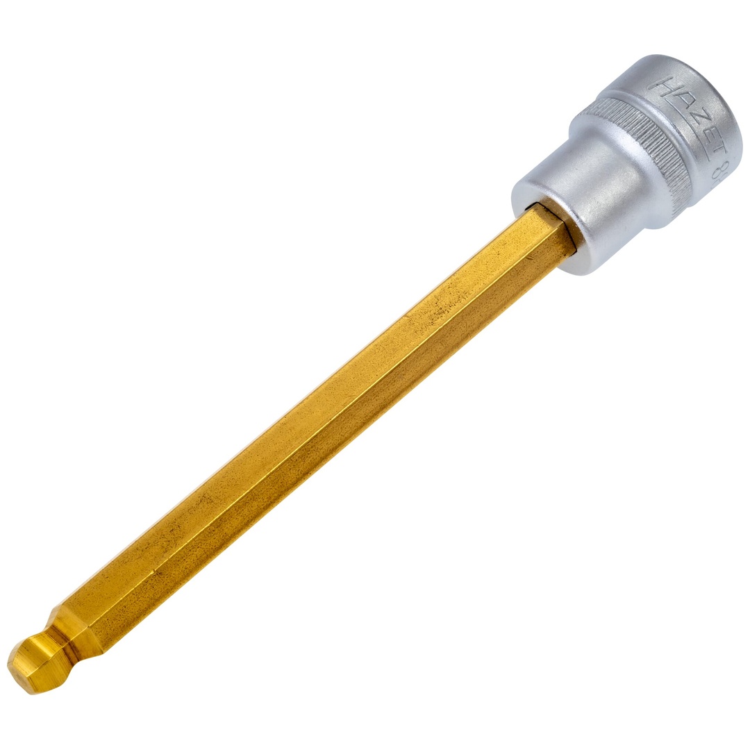 Hazet Schraubendreher-Steckschlüsseleinsatz 8801KK-7, 3/8 (10 mm) Vierkant hohl, Innen Sechskant Profil, SW 7 mm