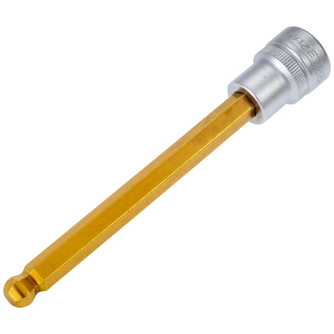 Hazet Schraubendreher-Steckschlüsseleinsatz 8801KK-8, 3/8 (10 mm) Vierkant hohl, Innen Sechskant Profil, SW 8 mm
