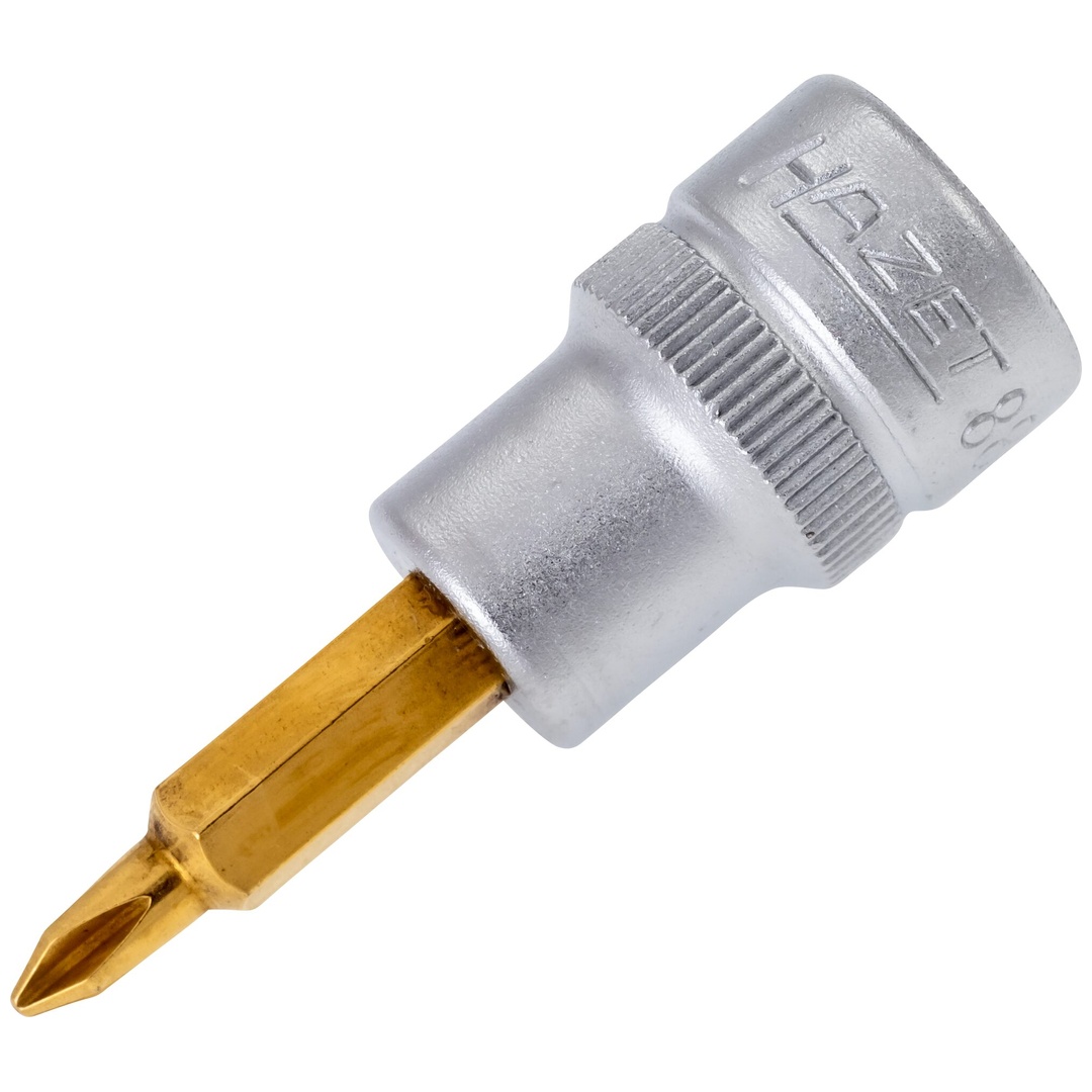 Hazet Schraubendreher-Steckschlüsseleinsatz 3/8 (10 mm) Vierkant hohl, Kreuzschlitz Profil PH, SW PH1