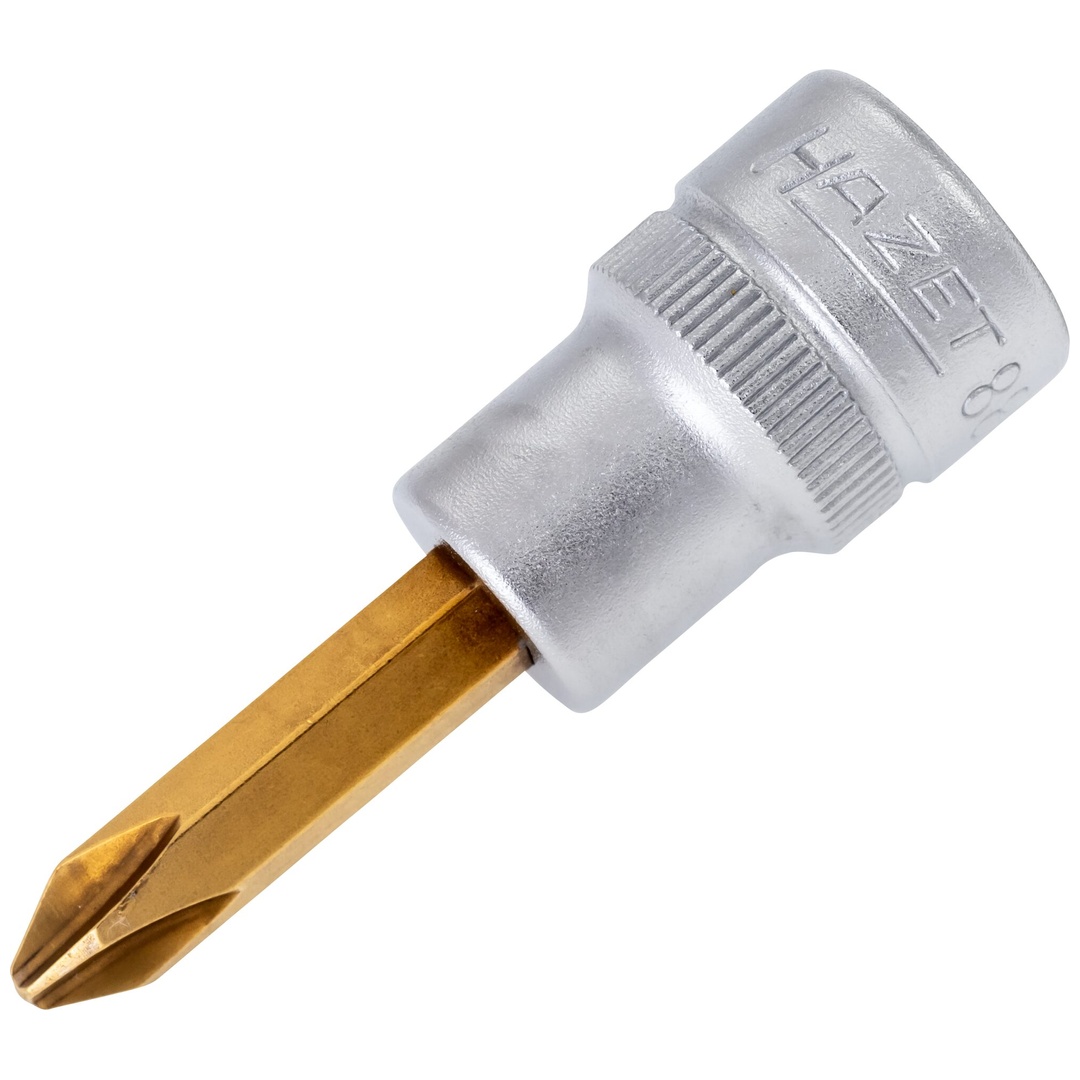 Hazet Schraubendreher-Steckschlüsseleinsatz 3/8 (10 mm) Vierkant hohl, Kreuzschlitz Profil PH, SW PH2