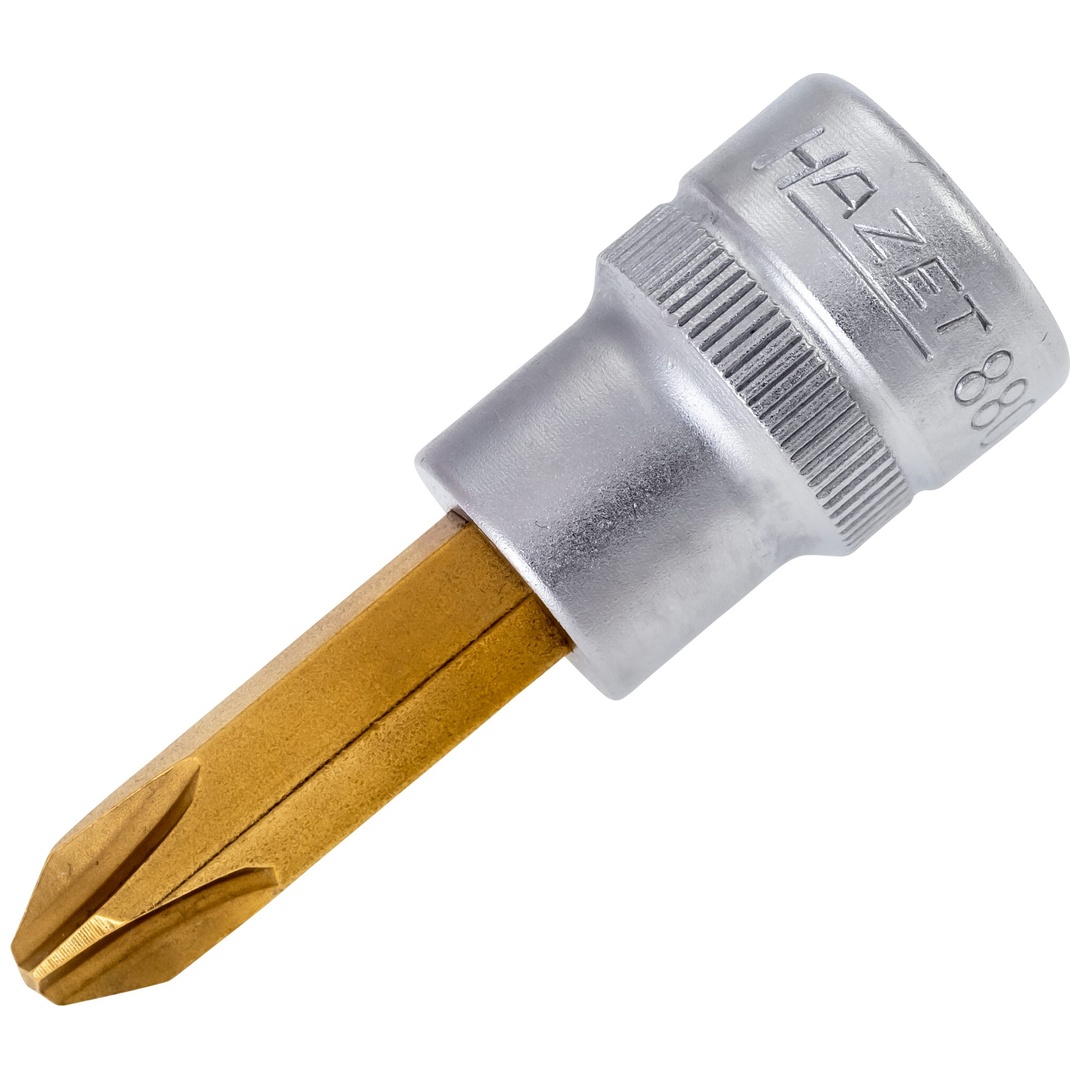 Hazet Schraubendreher-Steckschlüsseleinsatz 3/8 (10 mm) Vierkant hohl, Kreuzschlitz Profil PH, SW PH3