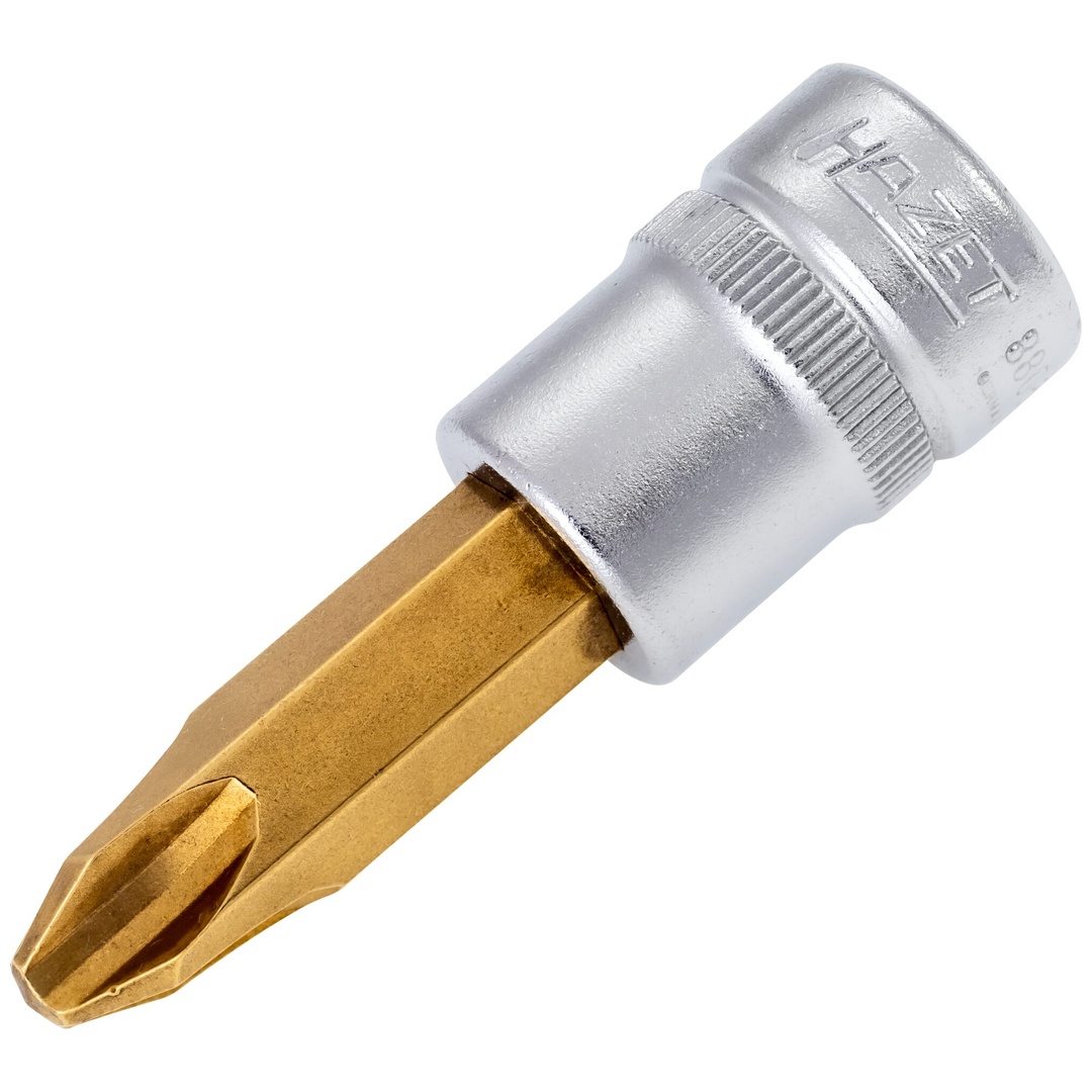 Hazet Schraubendreher-Steckschlüsseleinsatz 3/8 (10 mm) Vierkant hohl, Kreuzschlitz Profil PH, SW PH4