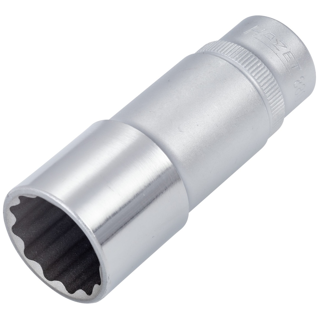 Hazet Steckschlüsseleinsatz 880TZ-19, 3/8 (10 mm) Vierkant hohl, Außen Doppelsechskant-Tractionsprofil, SW 19 mm
