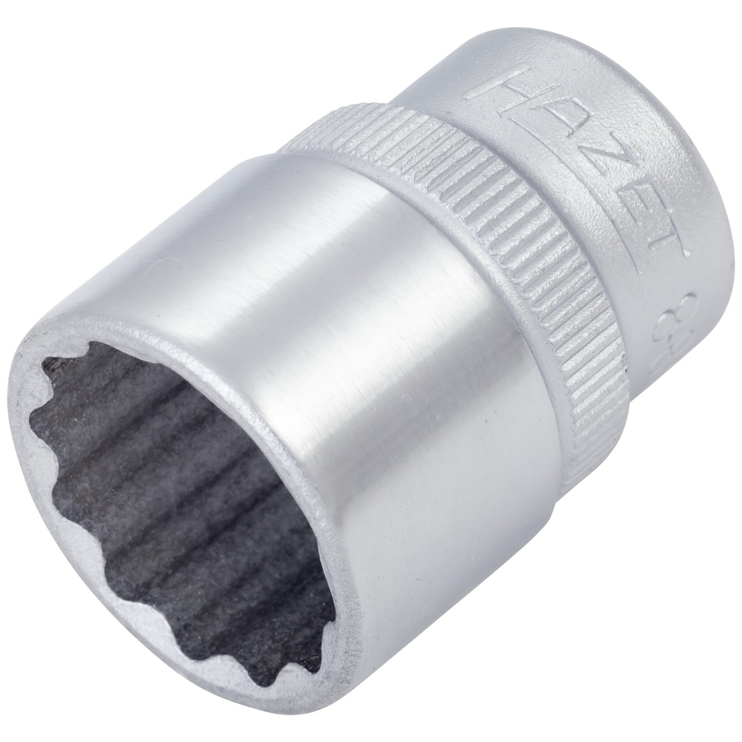 Hazet Steckschlüsseleinsatz 880Z-16, 3/8 (10 mm) Vierkant hohl, Außen Doppelsechskant-Tractionsprofil, SW 16 mm