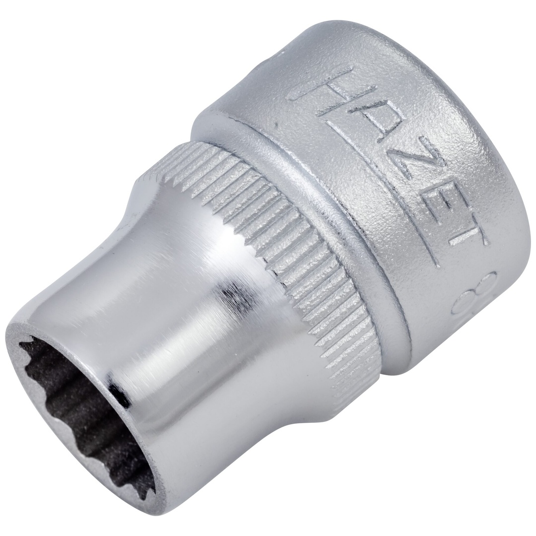 Hazet Steckschlüsseleinsatz 880Z-9, 3/8 (10 mm) Vierkant hohl, Außen Doppelsechskant-Tractionsprofil, SW 9 mm