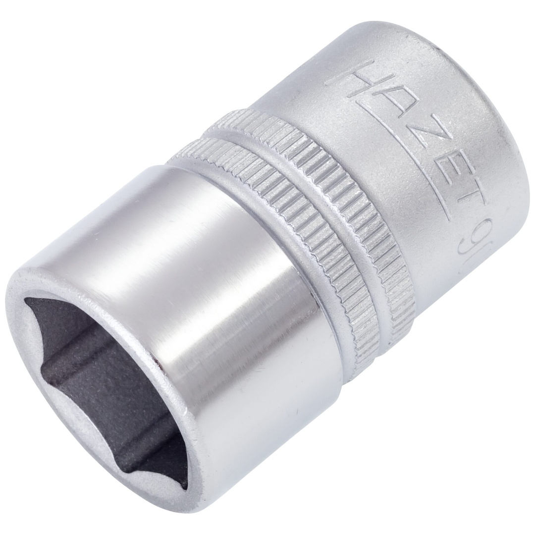 Hazet Steckschlüsseleinsatz 900-17, 1/2 (12,5 mm) Vierkant hohl, Außen Sechskant-Tractionsprofil, SW 17 mm
