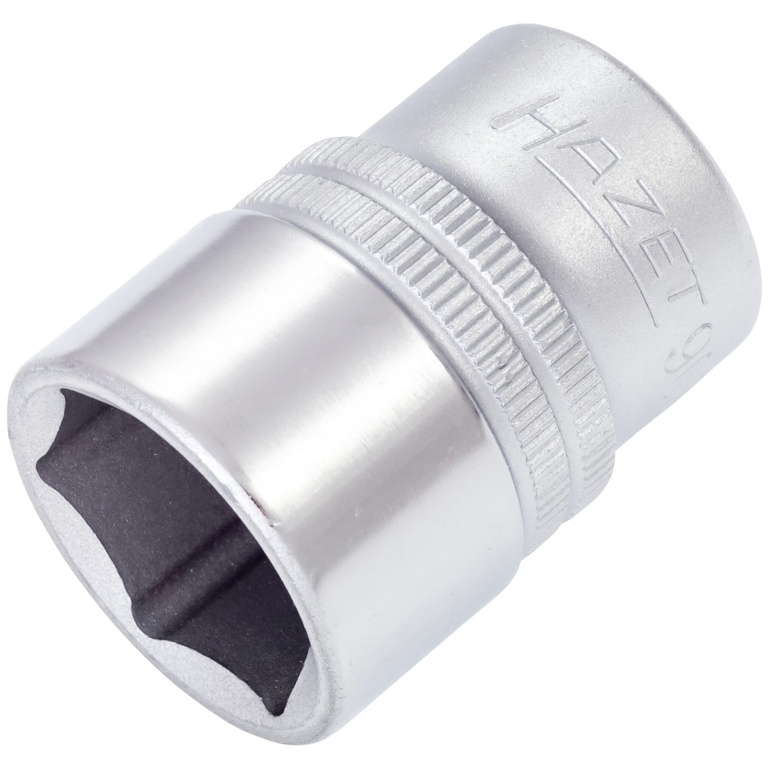 Hazet Steckschlüsseleinsatz 900-20, 1/2 (12,5 mm) Vierkant hohl, Außen Sechskant-Tractionsprofil, SW 20 mm