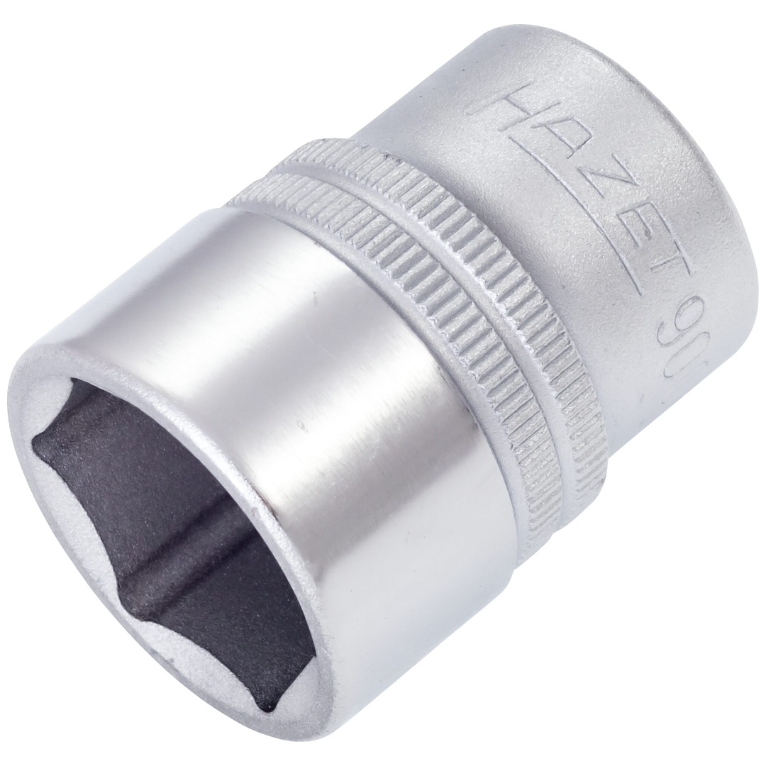 Hazet Steckschlüsseleinsatz 900-21, 1/2 (12,5 mm) Vierkant hohl, Außen Sechskant-Tractionsprofil, SW 21 mm