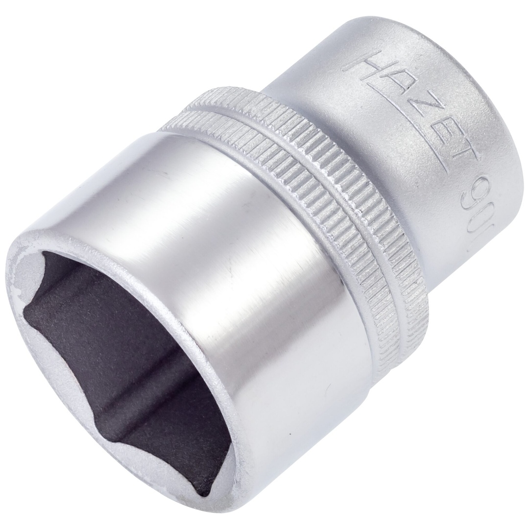 Hazet Steckschlüsseleinsatz 900-25, 1/2 (12,5 mm) Vierkant hohl, Außen Sechskant-Tractionsprofil, SW 25 mm