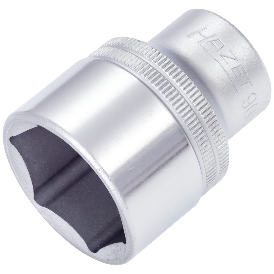 Hazet Steckschlüsseleinsatz 900-28, 1/2 (12,5 mm) Vierkant hohl, Außen Sechskant-Tractionsprofil, SW 28 mm