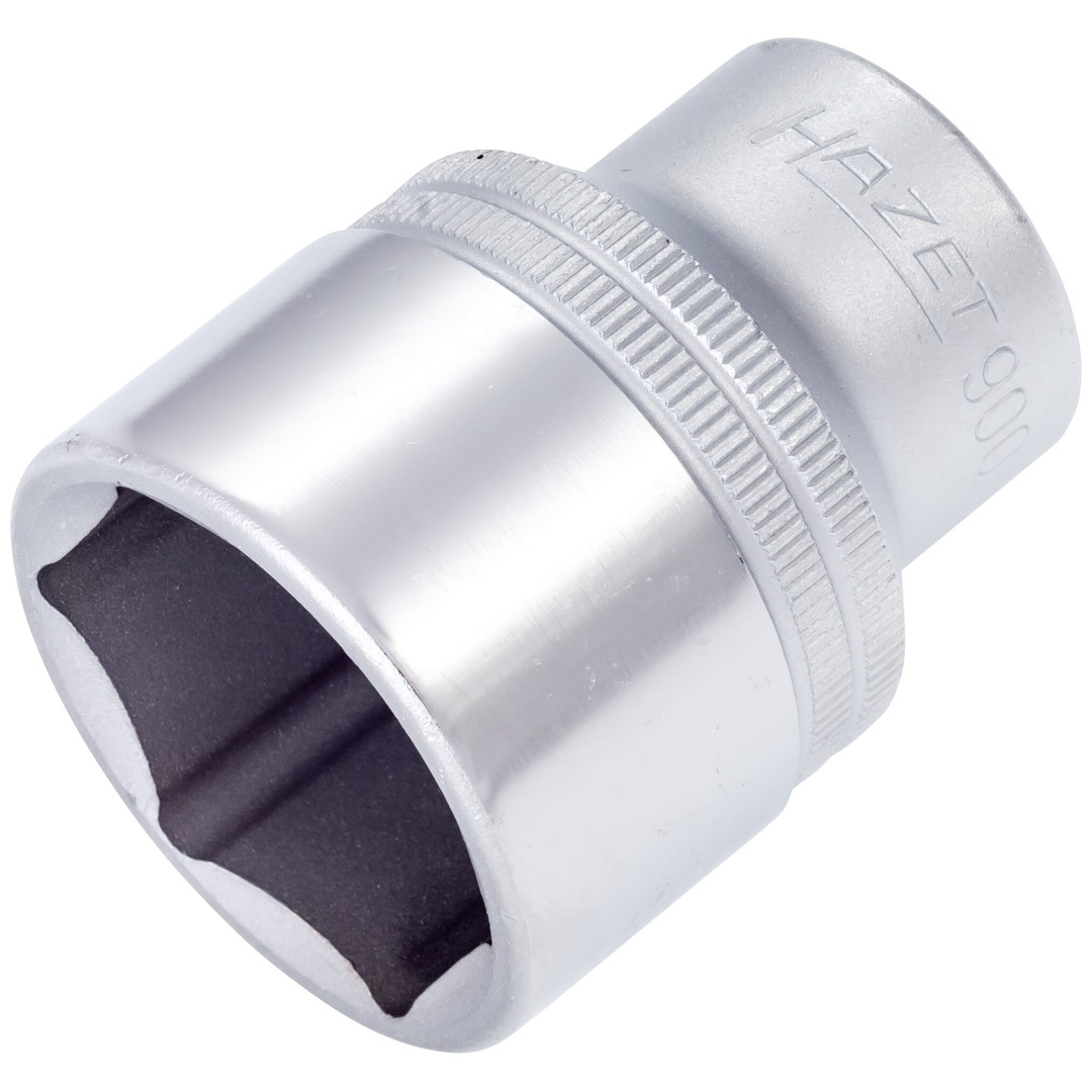 Hazet Steckschlüsseleinsatz 900-30, 1/2 (12,5 mm) Vierkant hohl, Außen Sechskant-Tractionsprofil, SW 30 mm