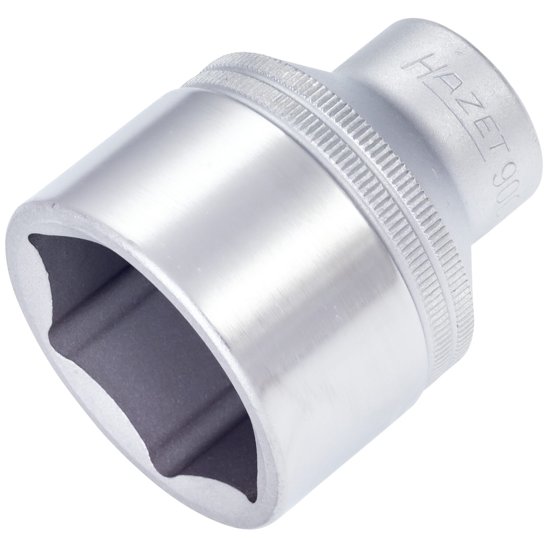 Hazet Steckschlüsseleinsatz 900-36, 1/2 (12,5 mm) Vierkant hohl, Außen Sechskant-Tractionsprofil, SW 36 mm