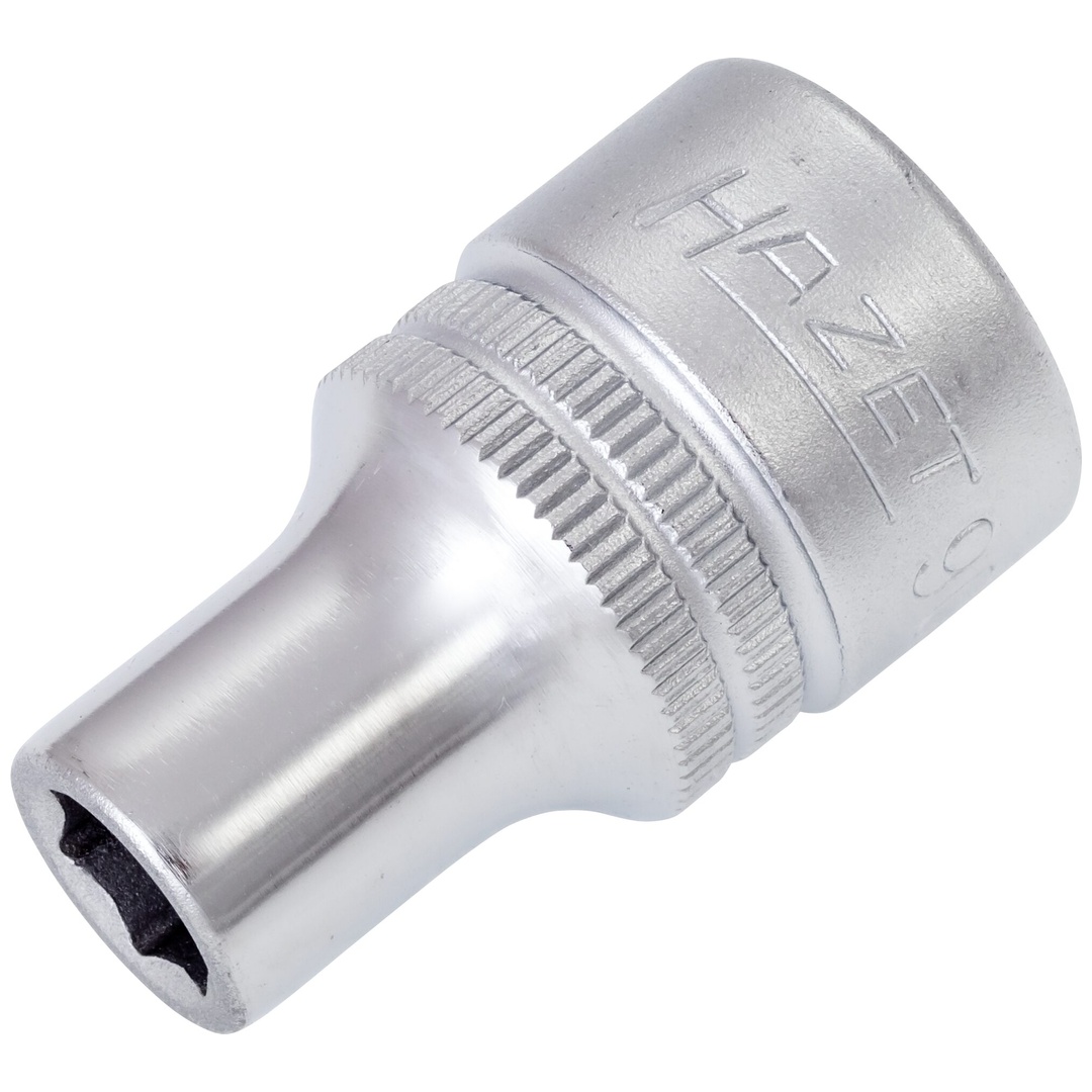 Hazet Steckschlüsseleinsatz 900-8, 1/2 (12,5 mm) Vierkant hohl, Außen Sechskant-Tractionsprofil, SW 8 mm