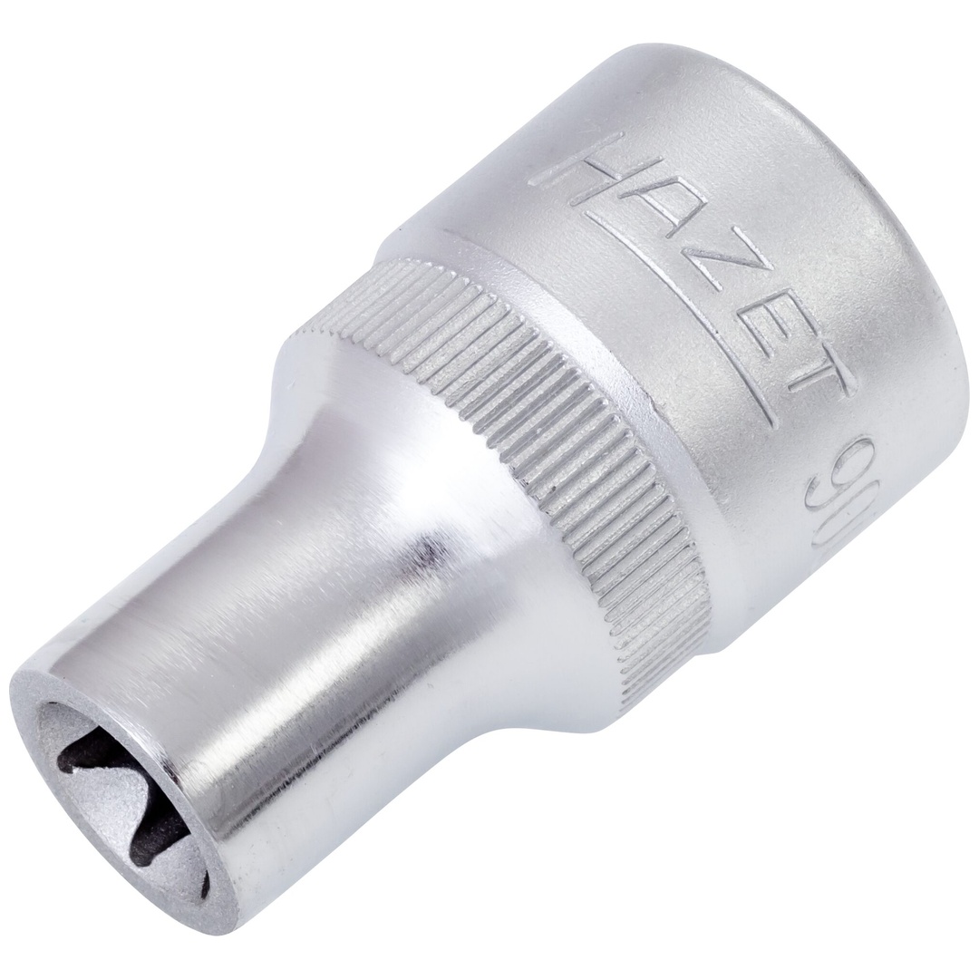 Hazet Steckschlüsseleinsatz 900-E11, 1/2 (12,5 mm) Vierkant hohl, Außen TX Profil, SW E11
