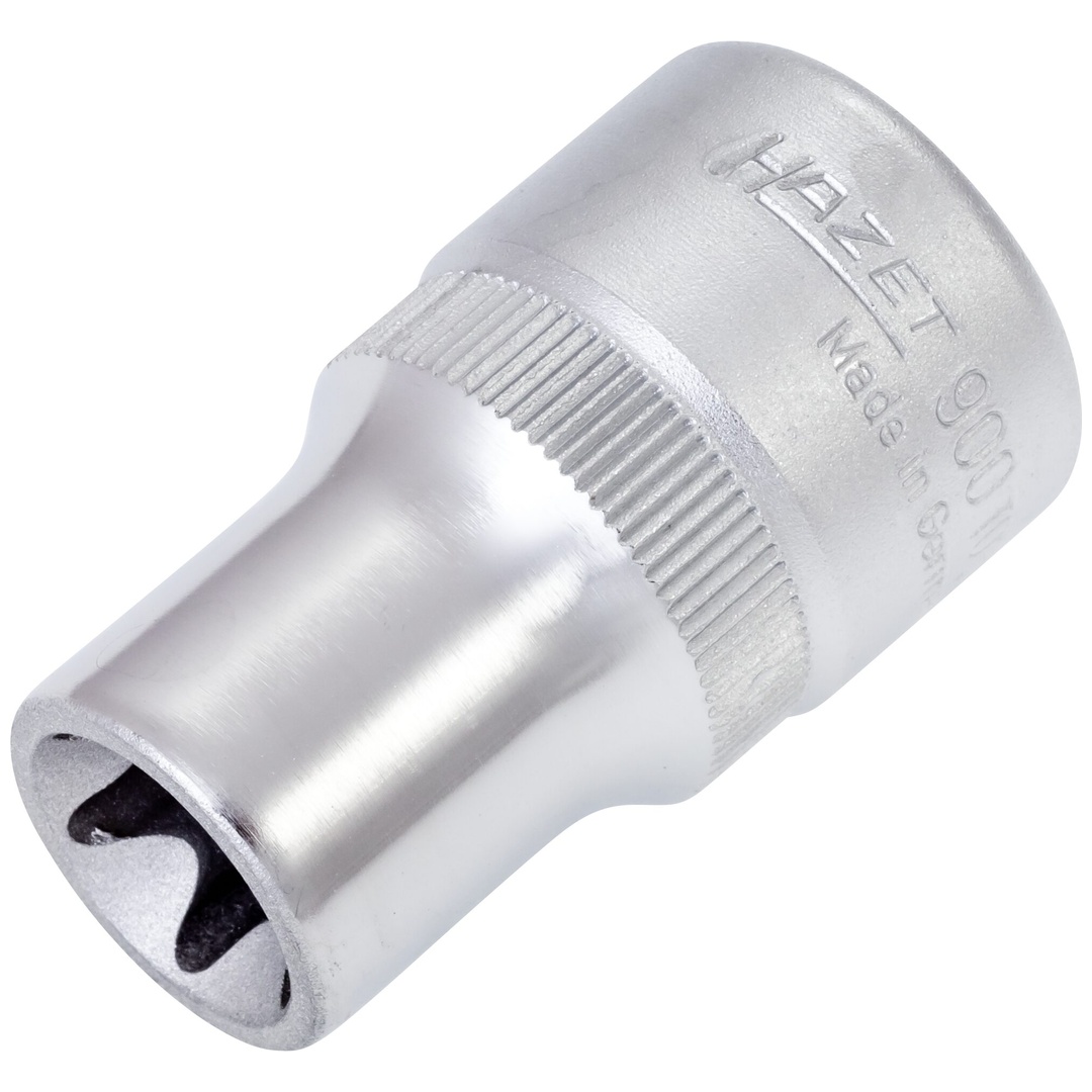 Hazet Steckschlüsseleinsatz 900-E14, 1/2 (12,5 mm) Vierkant hohl, Außen TX Profil, SW E14