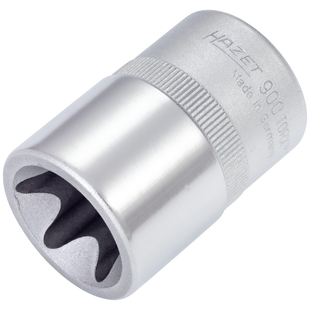 Hazet Steckschlüsseleinsatz 900-E24, 1/2 (12,5 mm) Vierkant hohl, Außen TX Profil, SW E24