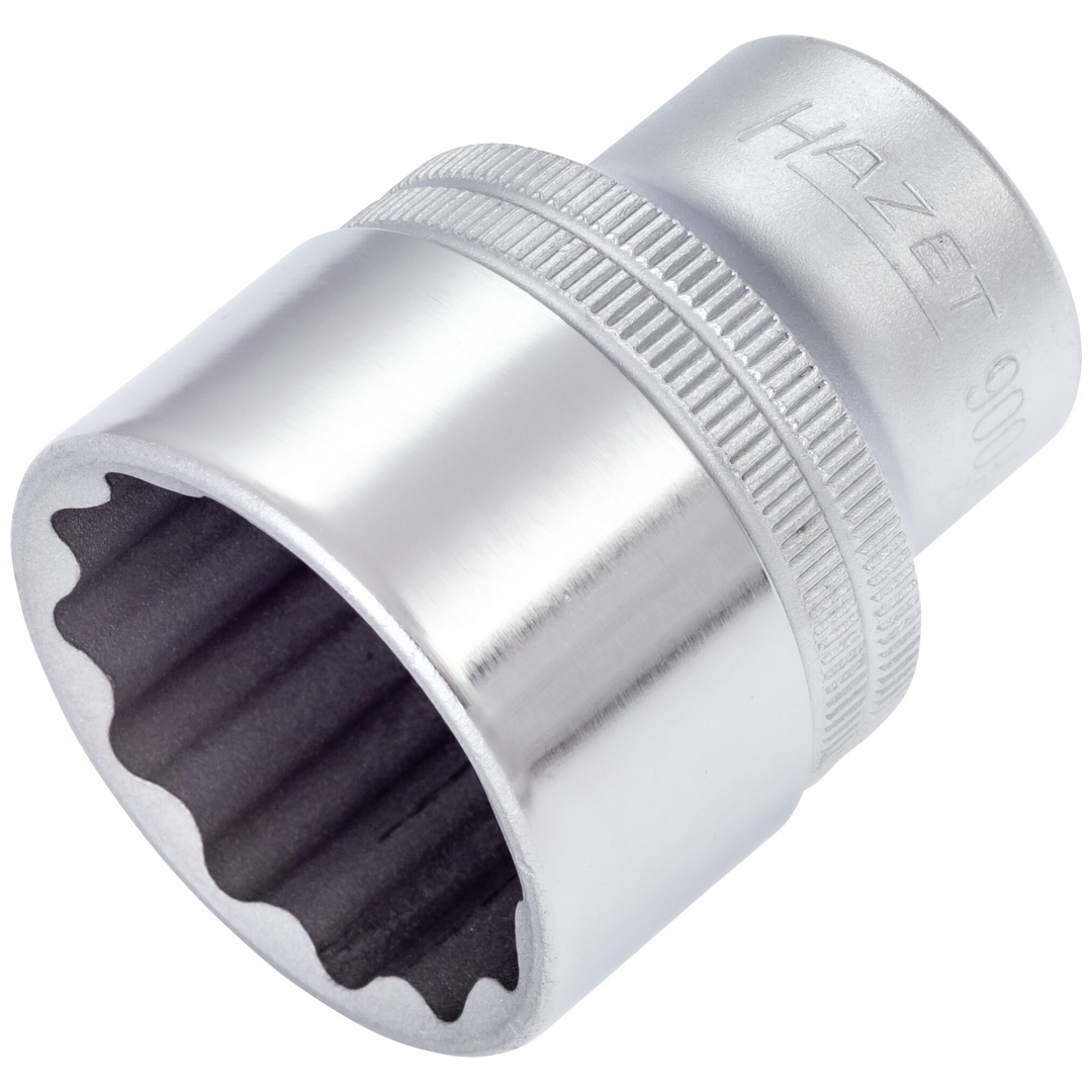 Hazet Steckschlüsseleinsatz 900AZ-1.1/8, 1/2 (12,5 mm) Vierkant hohl, Außen Doppelsechskant-Tractionsprofil, SW 1.1/8
