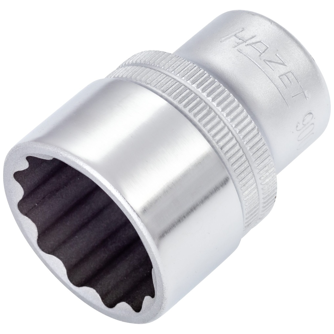 Hazet Steckschlüsseleinsatz 900AZ-31/32, 1/2 (12,5 mm) Vierkant hohl, Außen Doppelsechskant-Tractionsprofil, SW 31⁄32