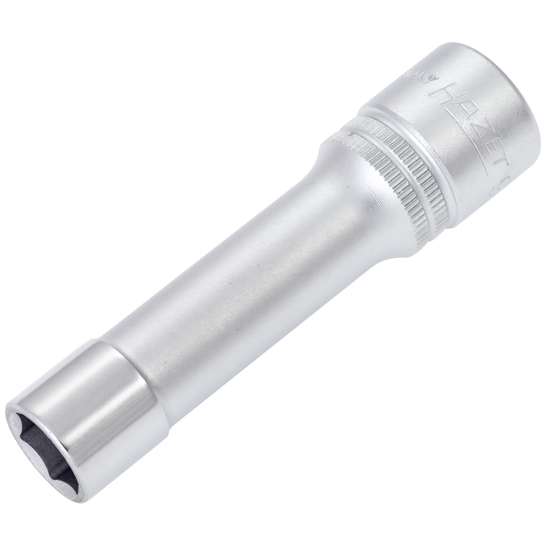 Hazet Steckschlüsseleinsatz 900LG-12, 1/2 (12,5 mm) Vierkant hohl, Außen Sechskant-Tractionsprofil, SW 12 mm