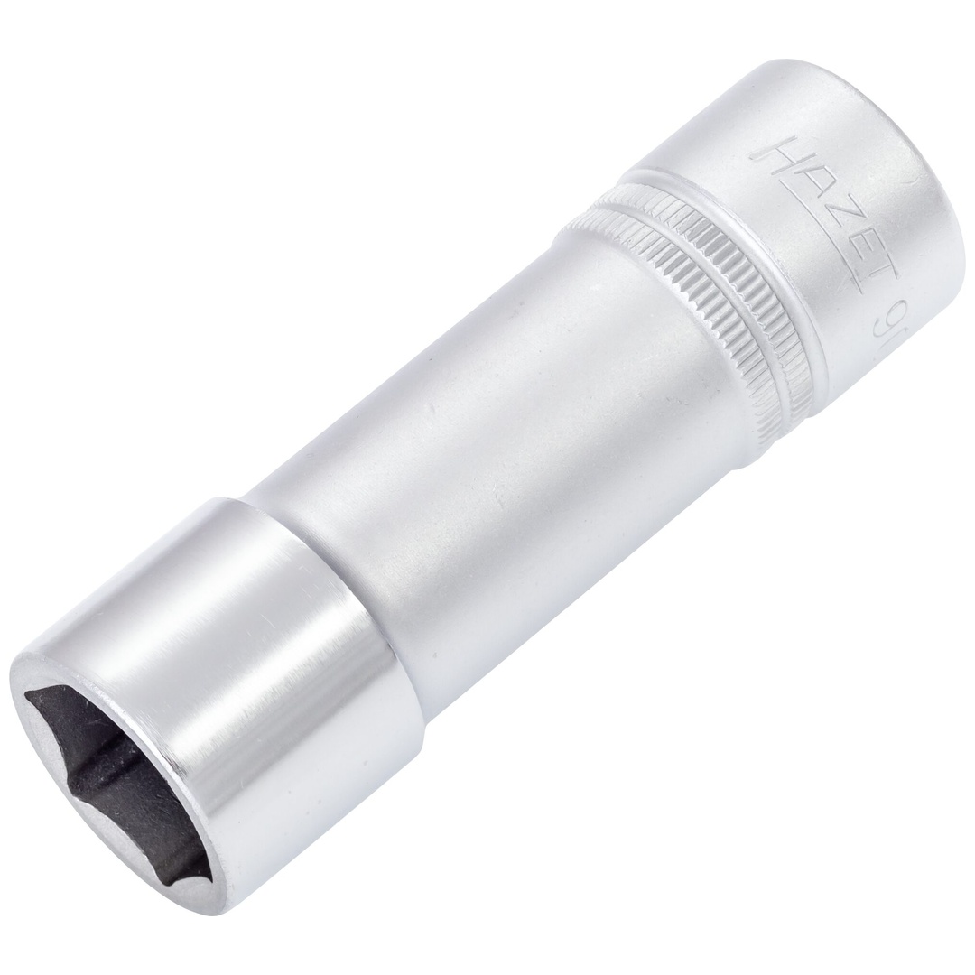Hazet Steckschlüsseleinsatz 900LG-19, 1/2 (12,5 mm) Vierkant hohl, Außen Sechskant-Tractionsprofil, SW 19 mm