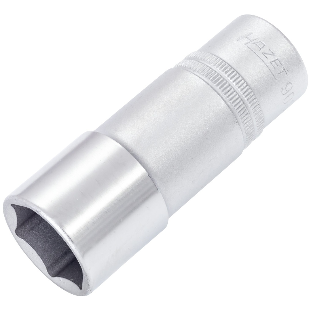 Hazet Steckschlüsseleinsatz 900LG-24, 1/2 (12,5 mm) Vierkant hohl, Außen Sechskant-Tractionsprofil, SW 24 mm