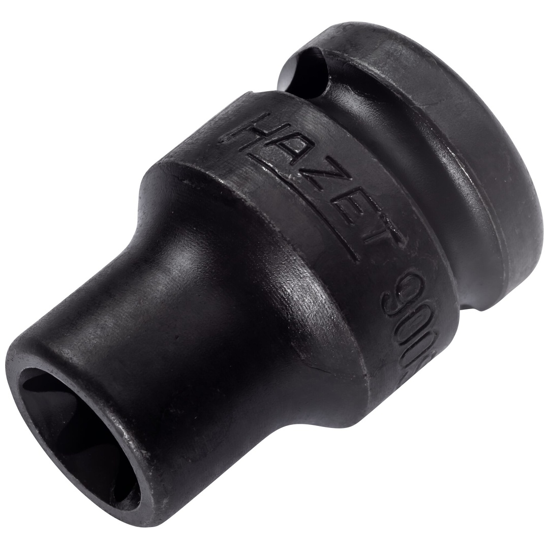 Hazet Schlag-Maschinenschrauber Steckschlüsseleinsatz 900S-E14, 1/2 (12,5 mm) Vierkant hohl, Außen TX Profil, SW E14