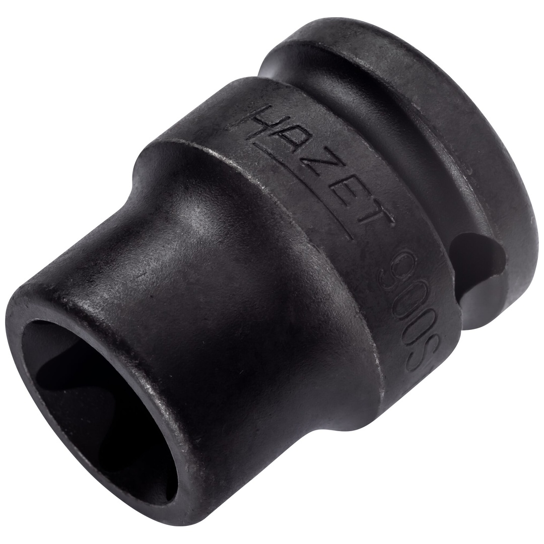 Hazet Schlag-Maschinenschrauber Steckschlüsseleinsatz 900S-E20, 1/2 (12,5 mm) Vierkant hohl, Außen TX Profil, SW E20