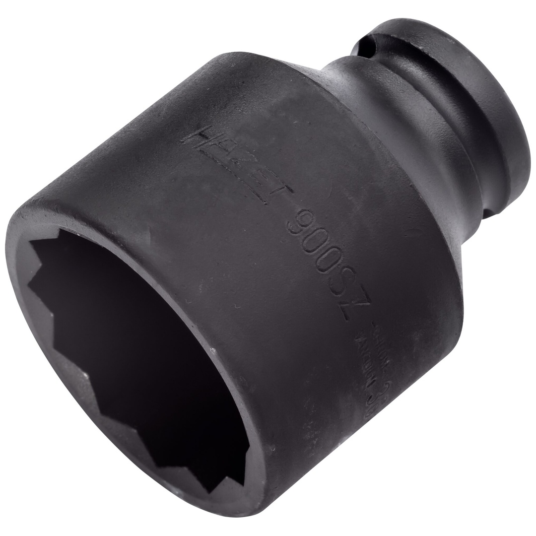 Hazet Schlag-Maschinenschrauber Steckschlüsseleinsatz 900SZ-36, 1/2 (12,5 mm) Vierkant hohl, Außen Doppelsechskant-Tractionsprofil, SW 36 mm