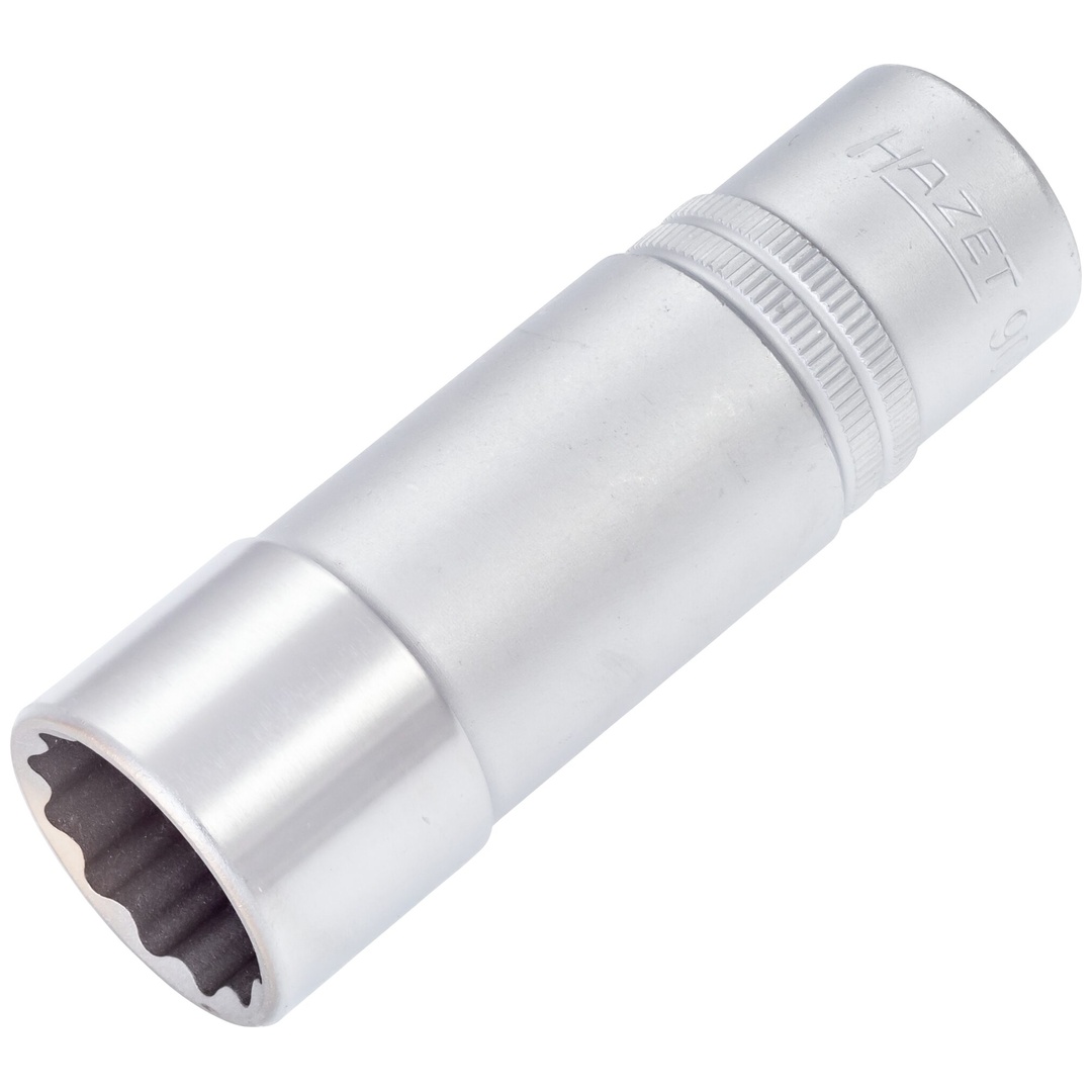Hazet Steckschlüsseleinsatz 900TZ-21, 1/2 (12,5 mm) Vierkant hohl, Außen Doppelsechskant-Tractionsprofil, SW 21 mm