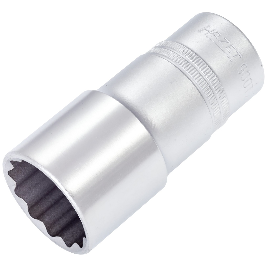 Hazet Steckschlüsseleinsatz 900TZ-30, 1/2 (12,5 mm) Vierkant hohl, Außen Doppelsechskant-Tractionsprofil, SW 30 mm