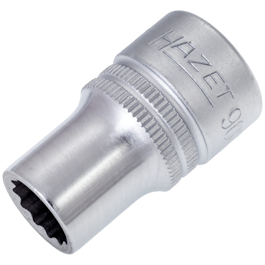 Hazet Steckschlüsseleinsatz 900Z-11, 1/2 (12,5 mm) Vierkant hohl, Außen Doppelsechskant-Tractionsprofil, SW 11 mm