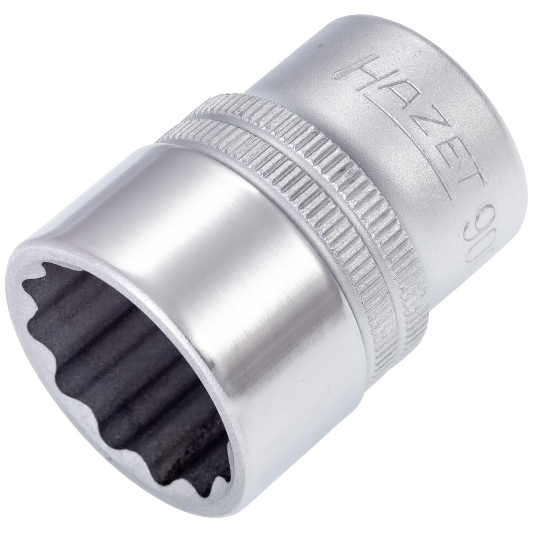 Hazet Steckschlüsseleinsatz 900Z-21, 1/2 (12,5 mm) Vierkant hohl, Außen Doppelsechskant-Tractionsprofil, SW 21 mm