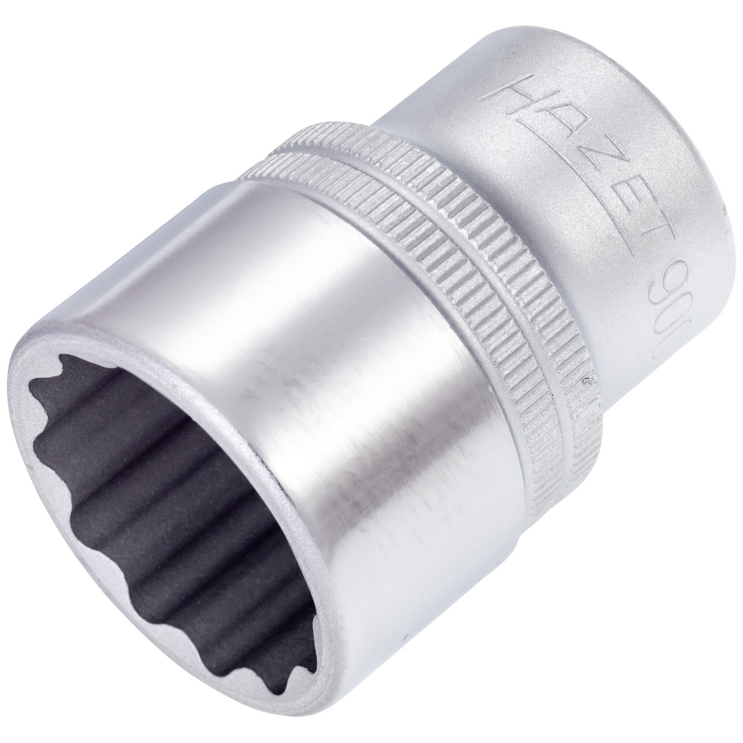 Hazet Steckschlüsseleinsatz 900Z-24, 1/2 (12,5 mm) Vierkant hohl, Außen Doppelsechskant-Tractionsprofil, SW 24 mm