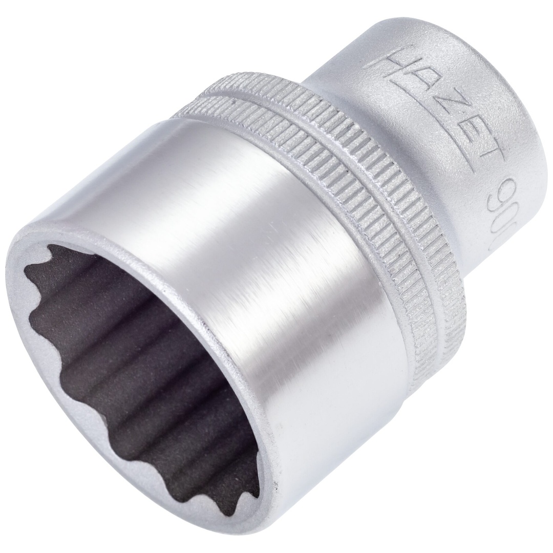 Hazet Steckschlüsseleinsatz 900Z-26, 1/2 (12,5 mm) Vierkant hohl, Außen Doppelsechskant-Tractionsprofil, SW 26 mm