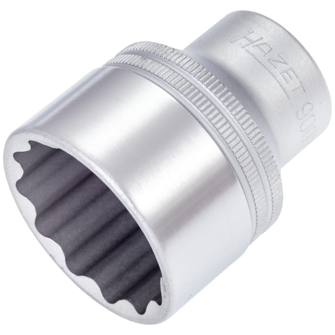 Hazet Steckschlüsseleinsatz 900Z-32, 1/2 (12,5 mm) Vierkant hohl, Außen Doppelsechskant-Tractionsprofil, SW 32 mm