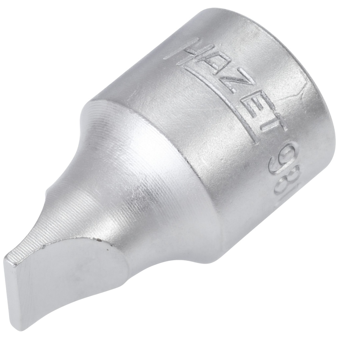 Hazet Schraubendreher-Steckschlüsseleinsatz 1/2 (12,5 mm) Vierkant hohl, Schlitz Profil, SW 2 x 13 mm