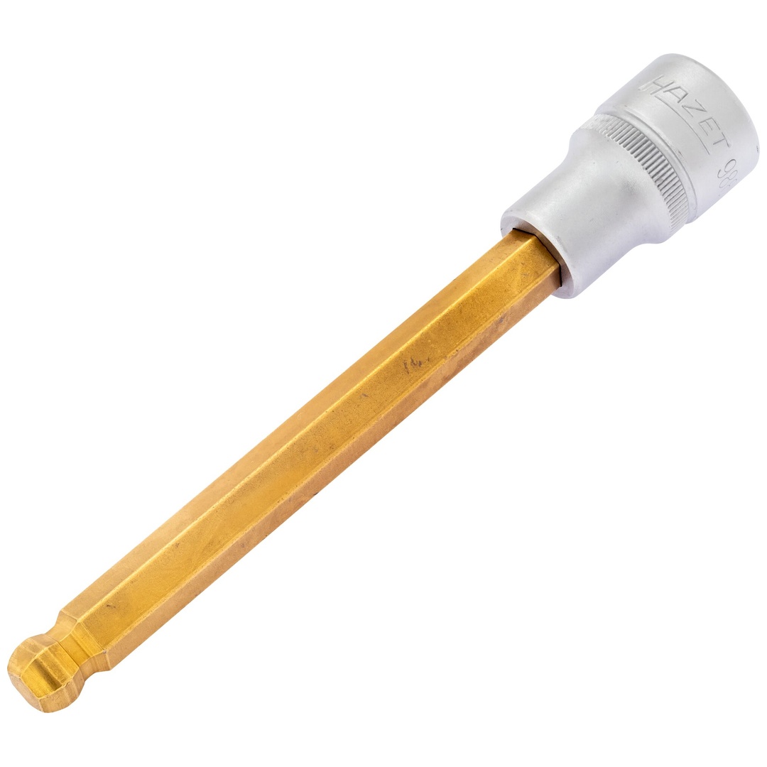 Hazet Schraubendreher-Steckschlüsseleinsatz 986KK-10, 1/2 (12,5 mm) Vierkant hohl, Innen Sechskant Profil, SW 10 mm
