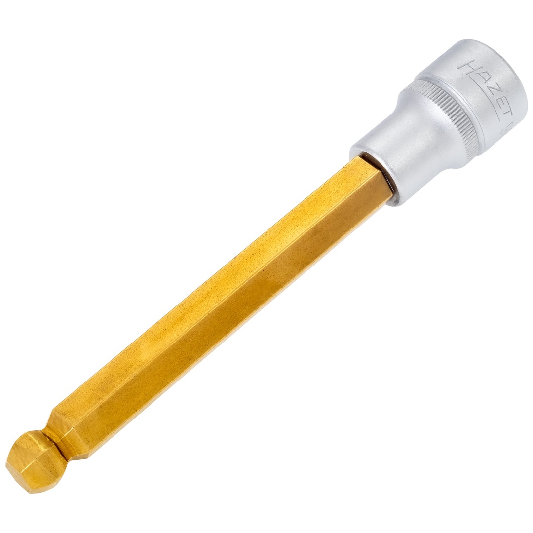 Hazet Schraubendreher-Steckschlüsseleinsatz 986KK-12, 1/2 (12,5 mm) Vierkant hohl, Innen Sechskant Profil, SW 12 mm