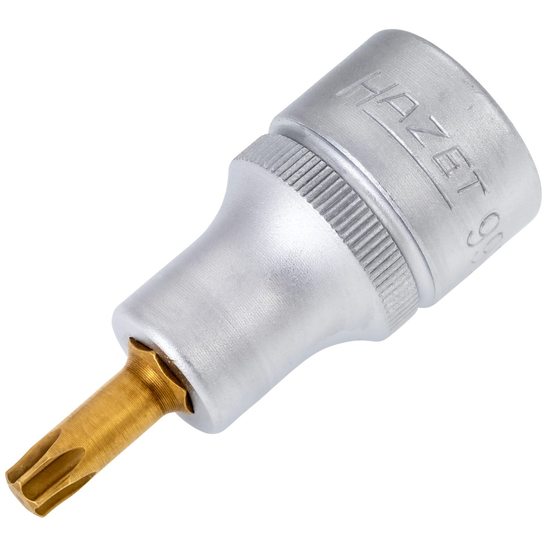 Hazet Schraubendreher-Steckschlüsseleinsatz 1/2 (12,5 mm) Vierkant hohl, Innen TX Profil, SW T30