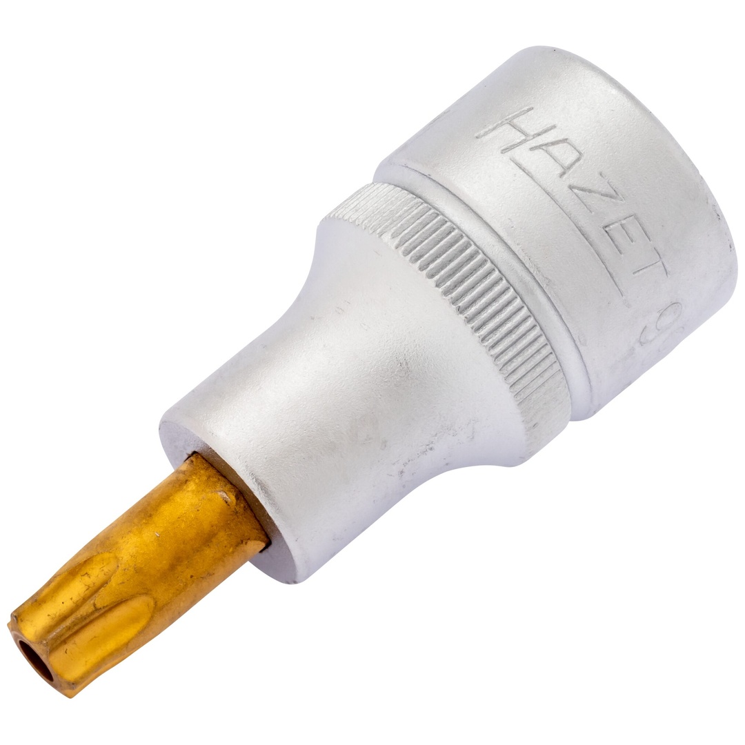 Hazet Schraubendreher-Steckschlüsseleinsatz 1/2 (12,5 mm) Vierkant hohl, Tamper Resistant TX Profil, SW T45H