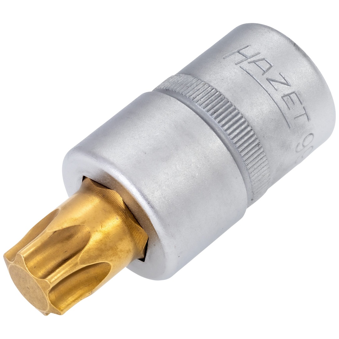 Hazet Schraubendreher-Steckschlüsseleinsatz 992-T60, 1/2 (12,5 mm) Vierkant hohl, Innen TX Profil, SW T60