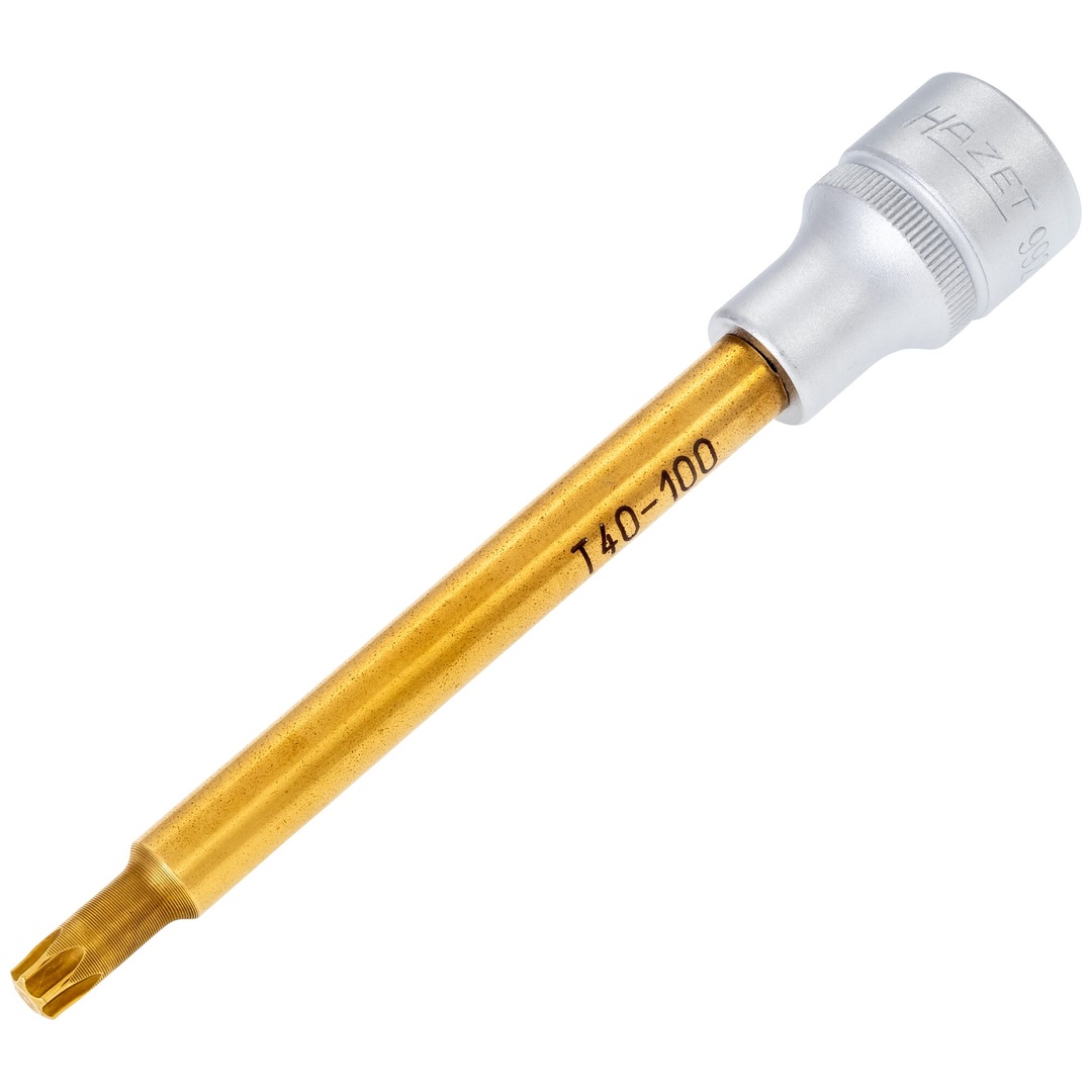 Hazet Schraubendreher-Steckschlüsseleinsatz 992SLG-T40, 1/2 (12,5 mm) Vierkant hohl, Innen TX Profil, SW T40