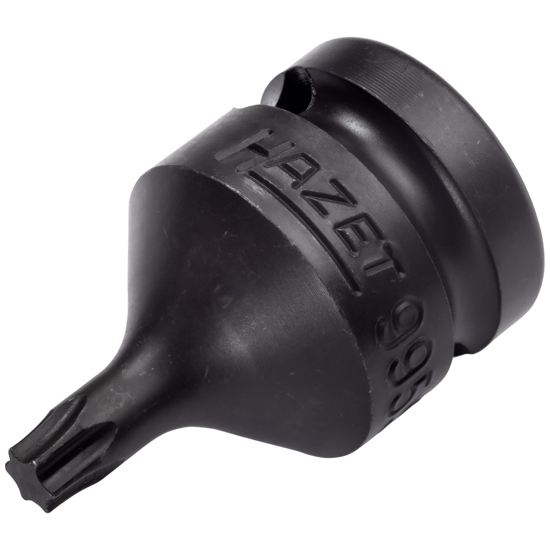 Hazet Schlag-Maschinenschrauber Schraubendreher-Steckschlüsseleinsatz 995S-T30, 1/2 (12,5 mm) Vierkant hohl, Innen TX Profil, SW T30