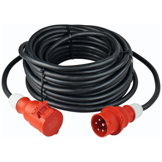 as-Schwabe CEE-Verlängerungskabel 10 m, 32A, 400V, IP44, H07RN-F5G4